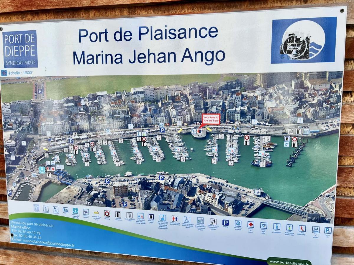 La Dunette - Splendide Vue Port Avec Les Bateaux Dieppe Exteriör bild