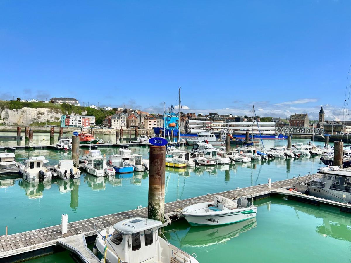 La Dunette - Splendide Vue Port Avec Les Bateaux Dieppe Exteriör bild