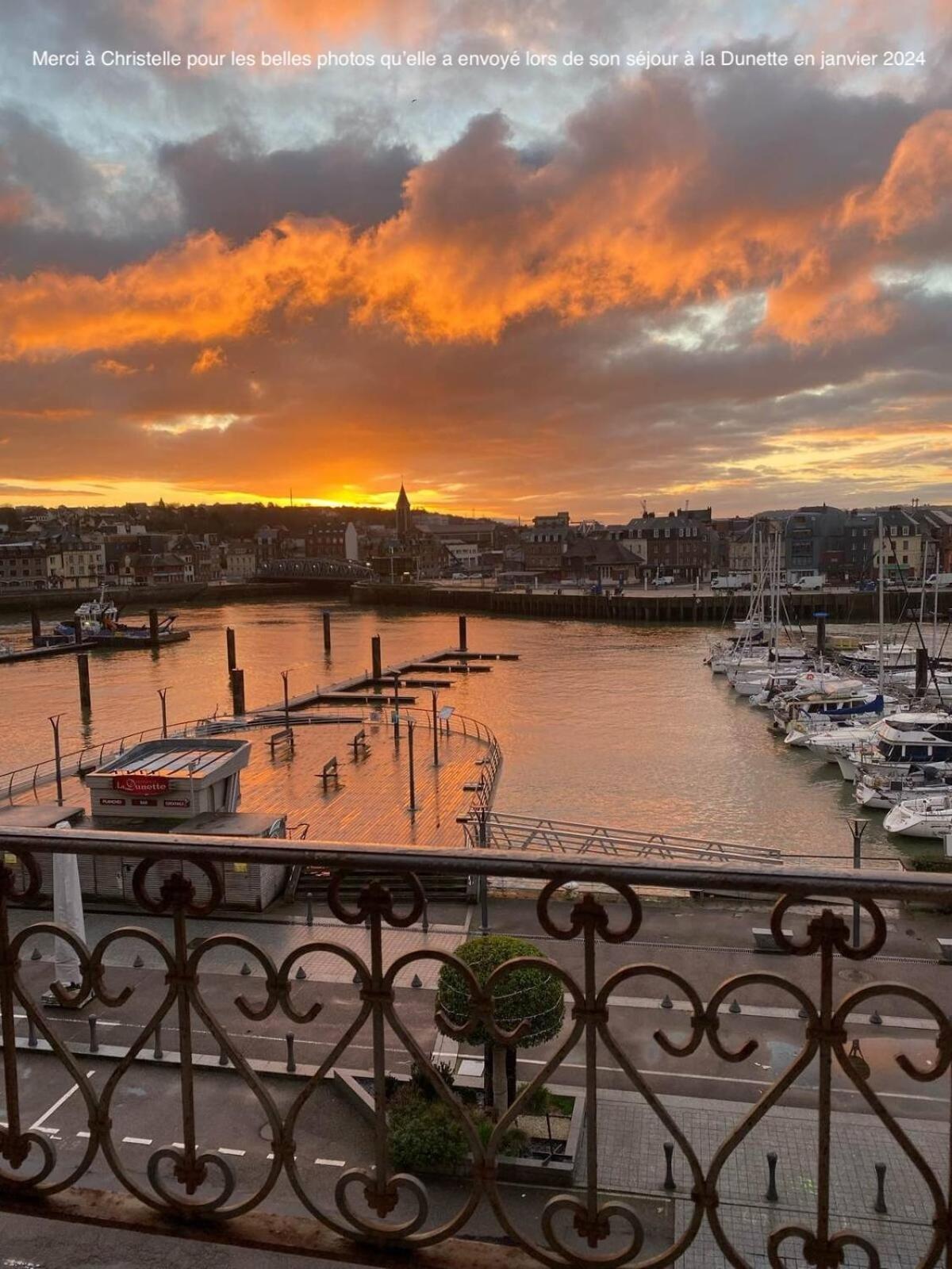 La Dunette - Splendide Vue Port Avec Les Bateaux Dieppe Exteriör bild