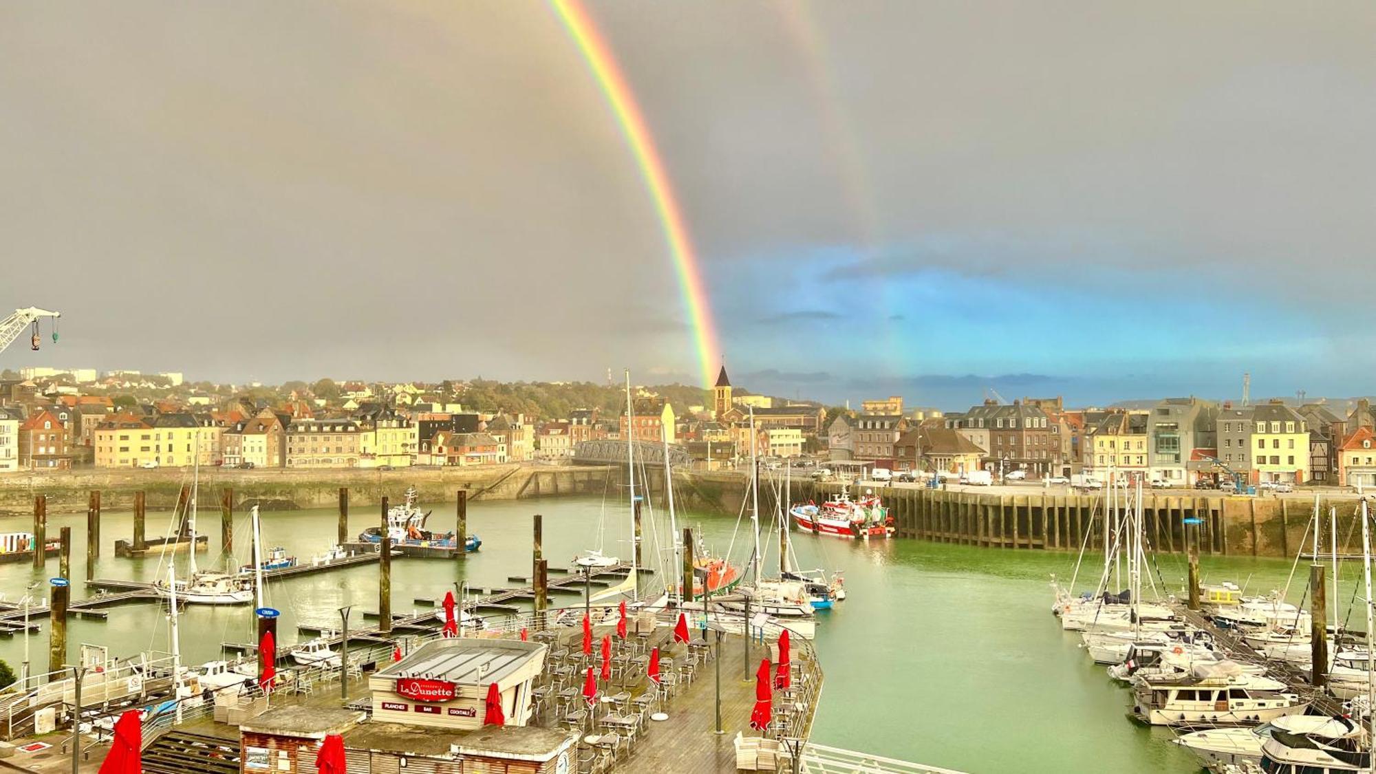 La Dunette - Splendide Vue Port Avec Les Bateaux Dieppe Exteriör bild